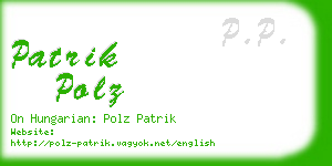 patrik polz business card